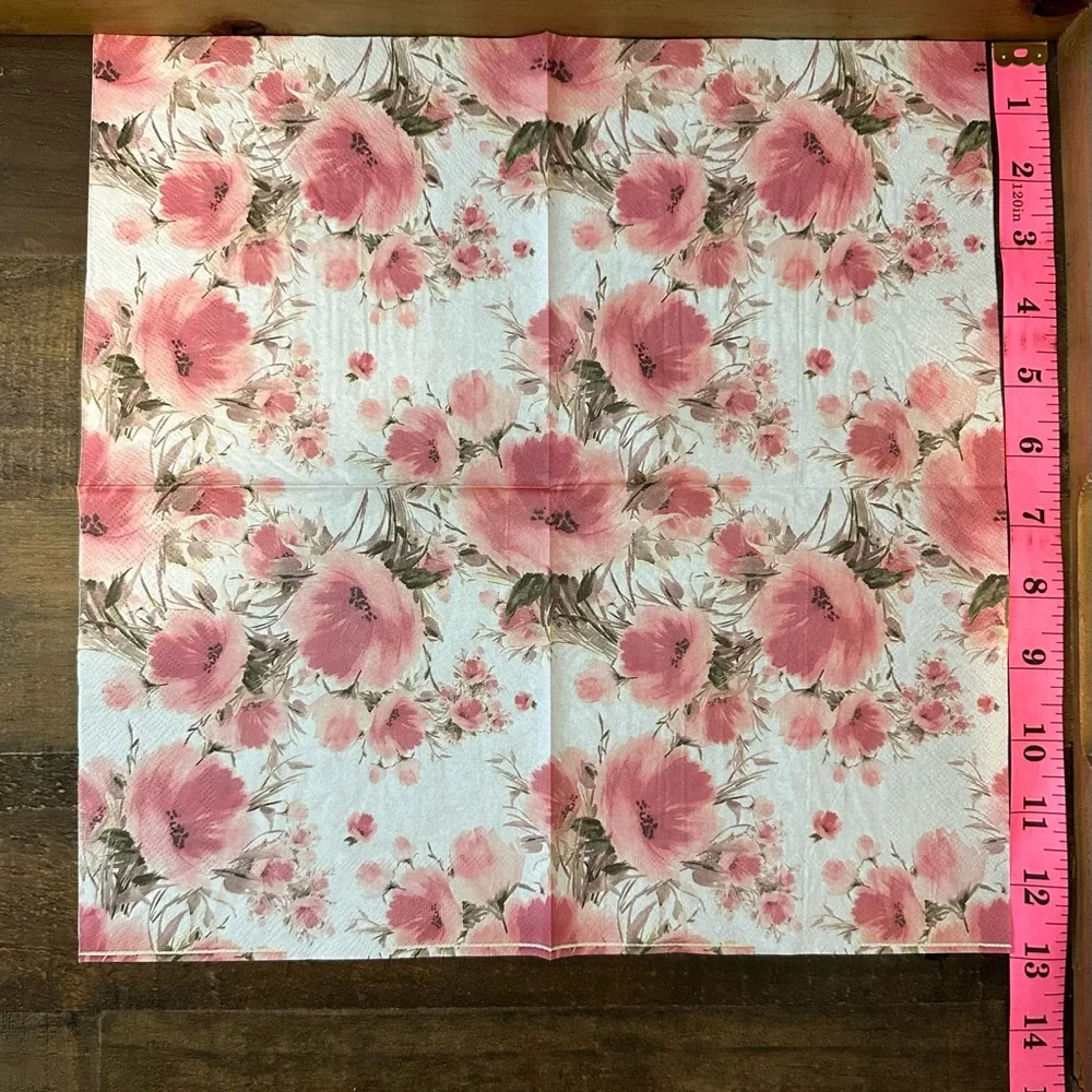 Spring Flower Paper Napkins - Picture 3 of 5
